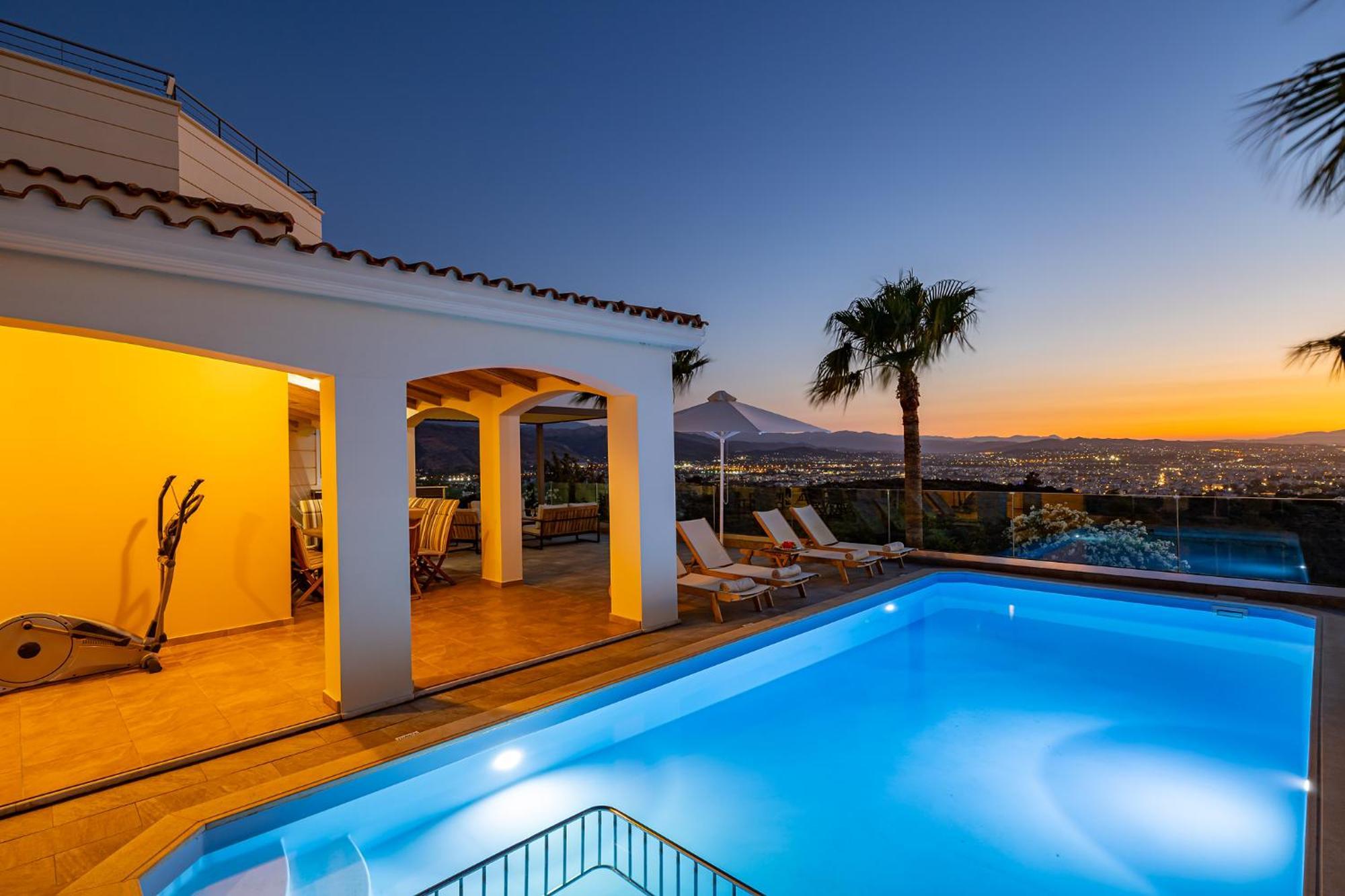 Karmilos Hill Villa Chania  Eksteriør billede