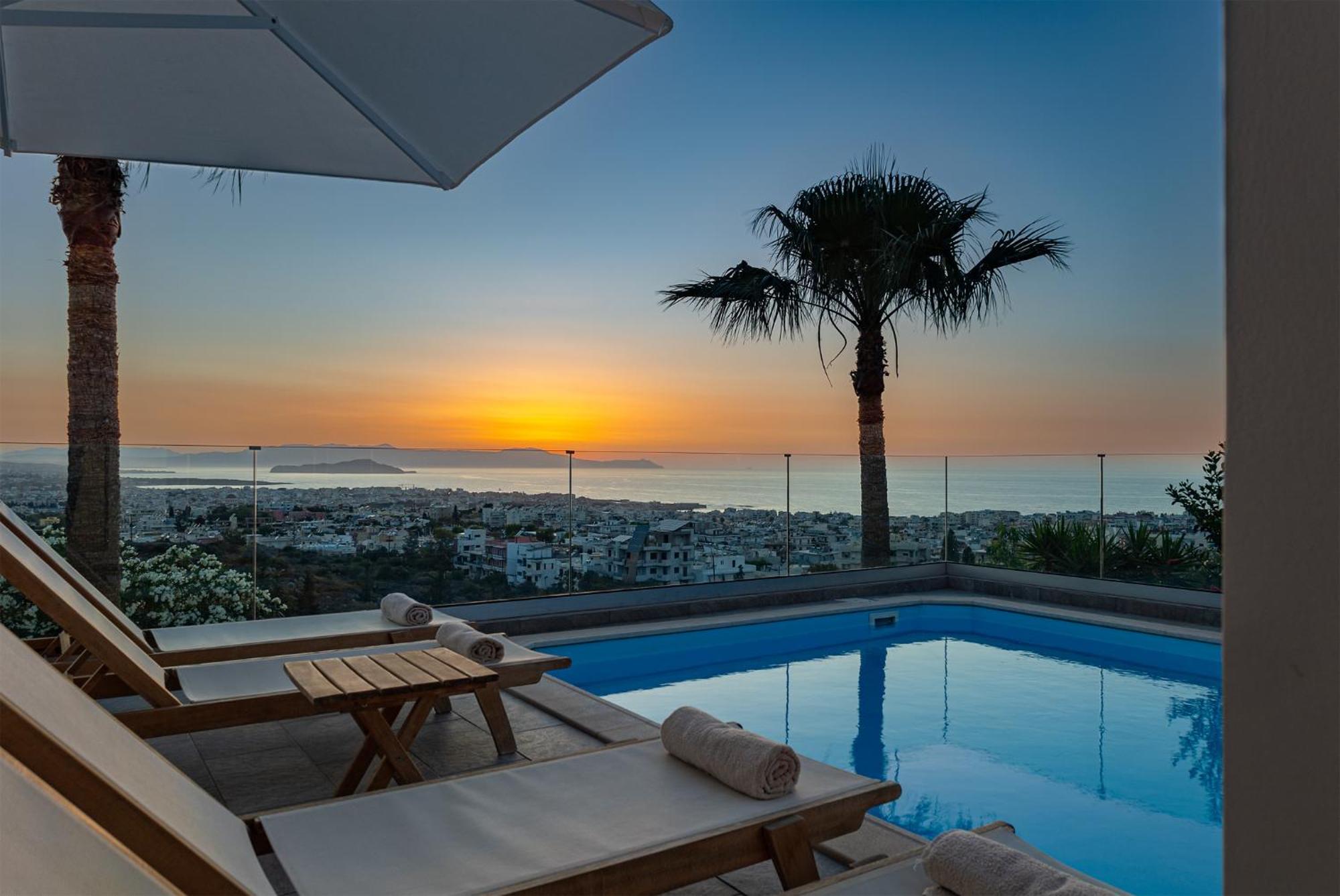 Karmilos Hill Villa Chania  Eksteriør billede