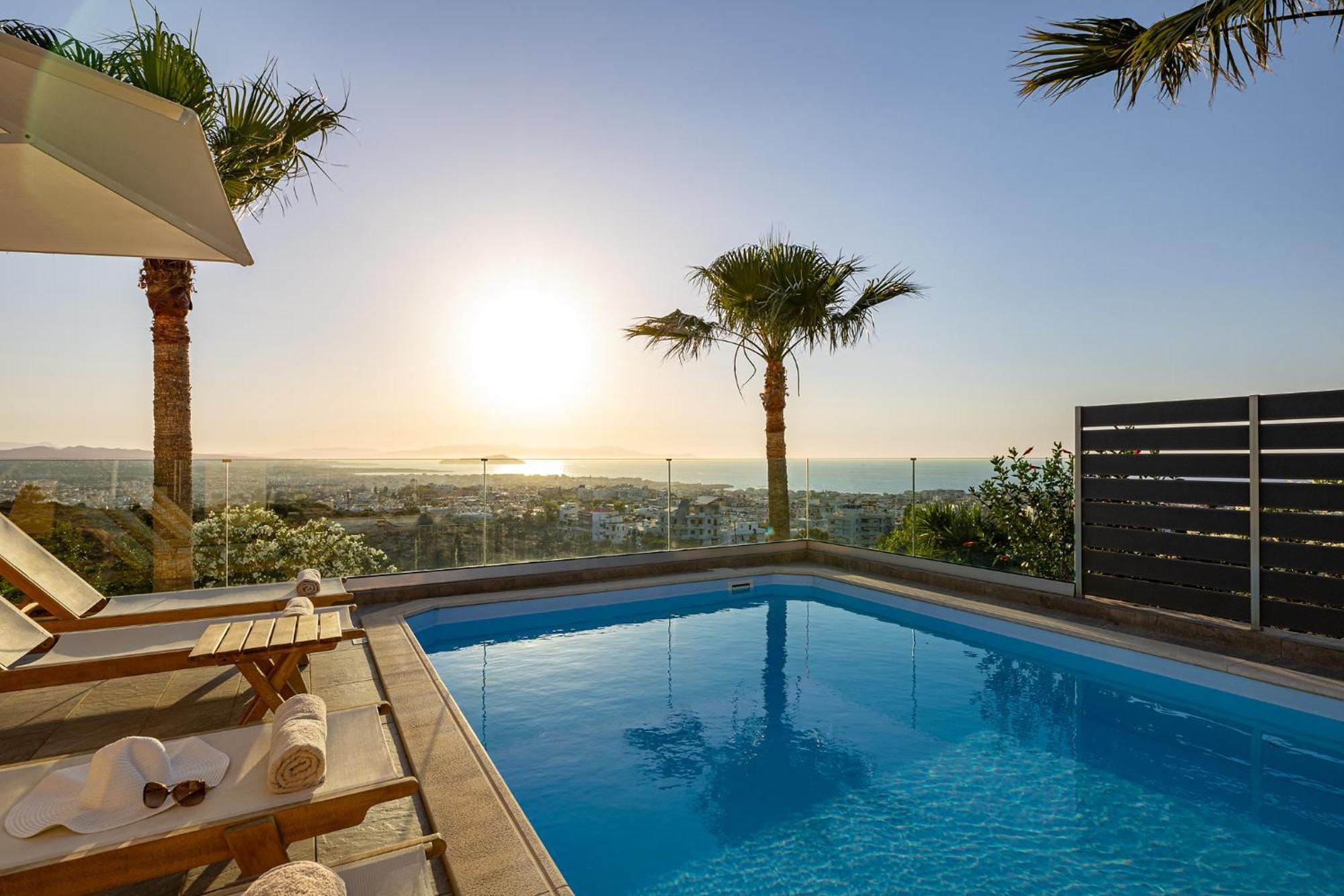 Karmilos Hill Villa Chania  Eksteriør billede