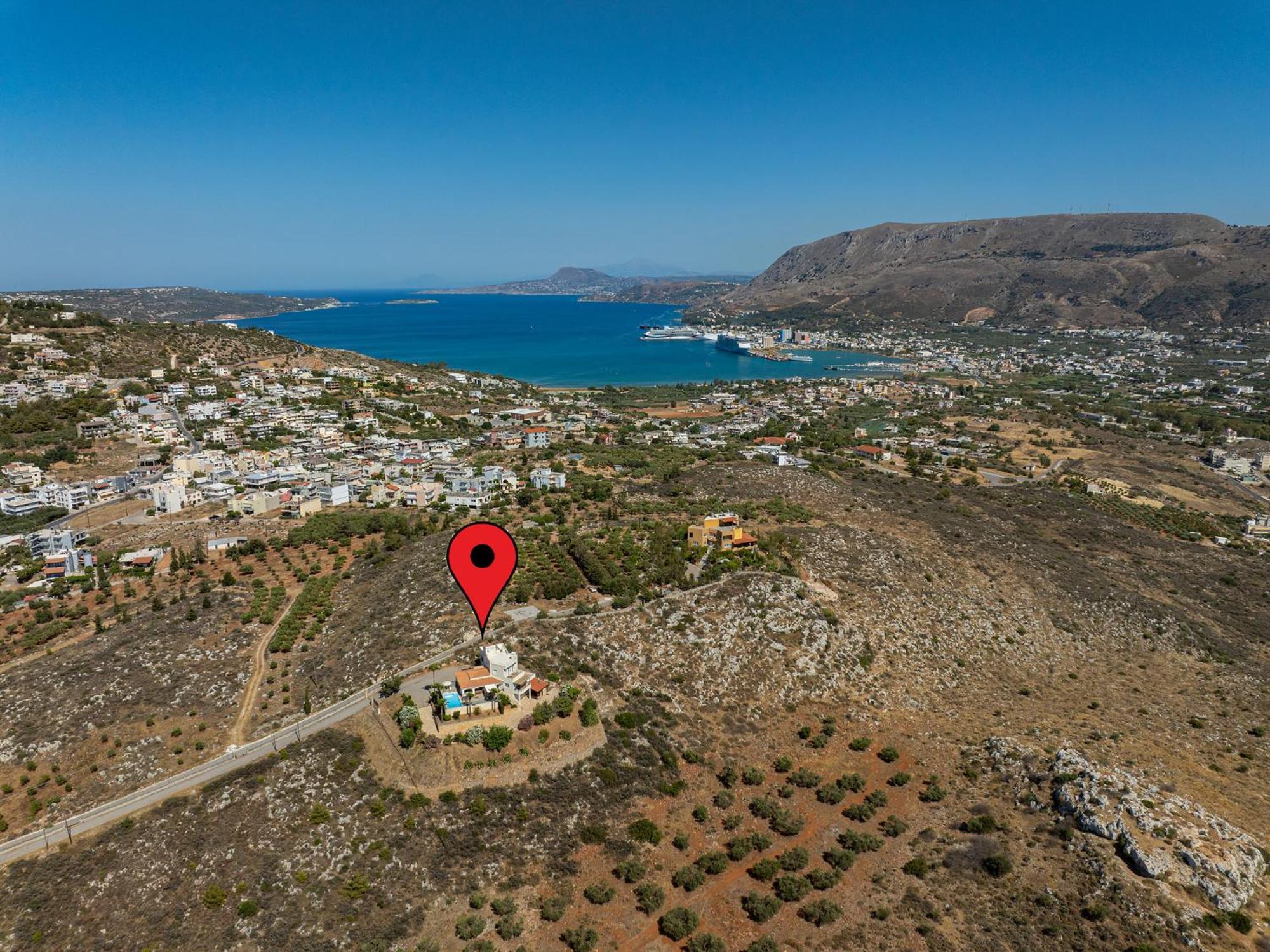 Karmilos Hill Villa Chania  Eksteriør billede