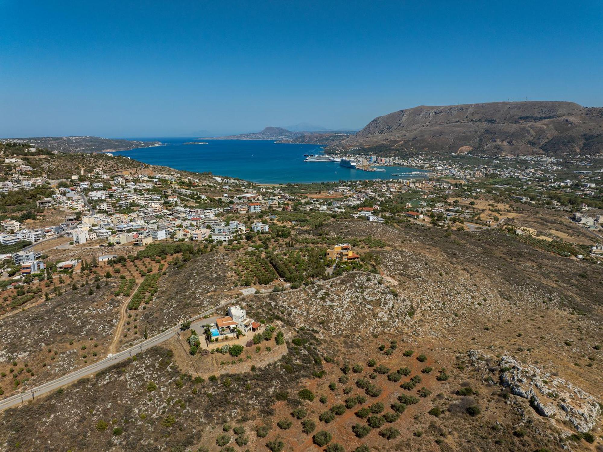 Karmilos Hill Villa Chania  Eksteriør billede