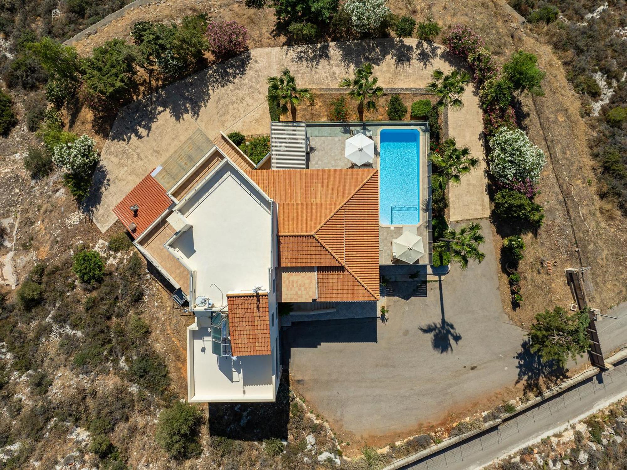 Karmilos Hill Villa Chania  Eksteriør billede