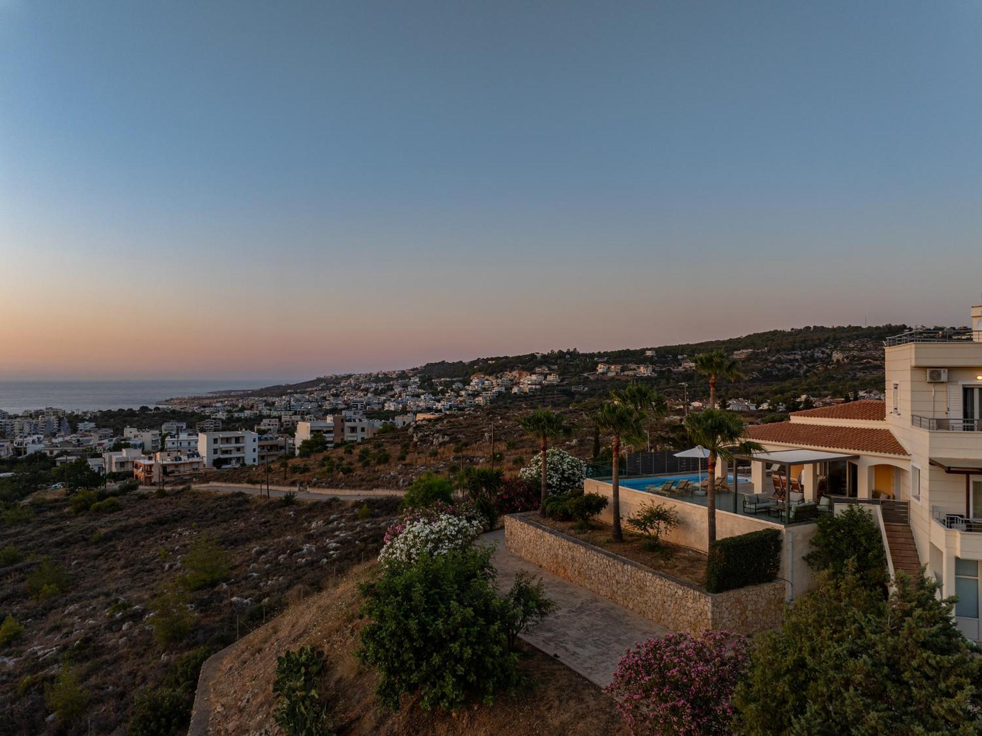 Karmilos Hill Villa Chania  Eksteriør billede