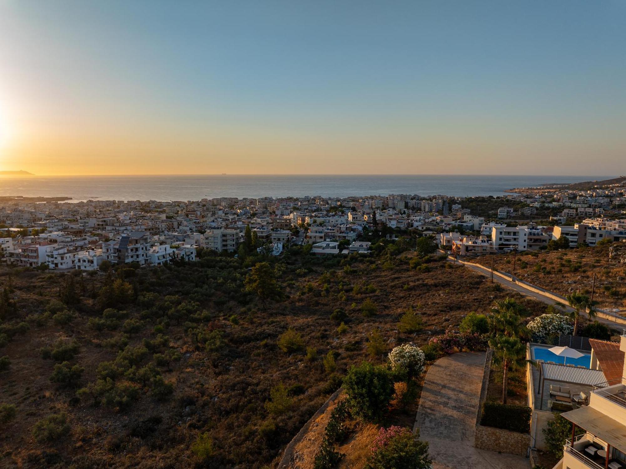 Karmilos Hill Villa Chania  Eksteriør billede