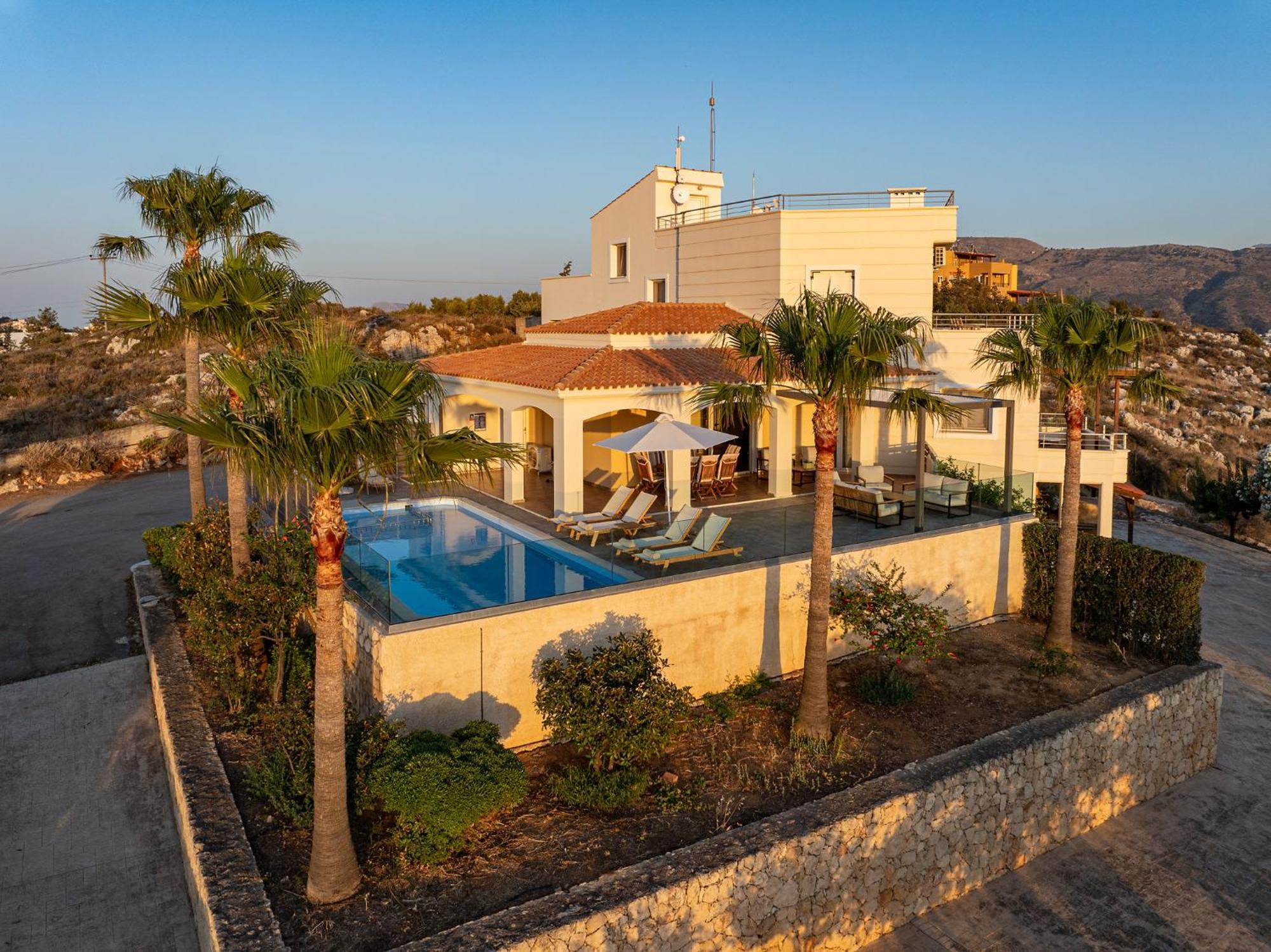 Karmilos Hill Villa Chania  Eksteriør billede