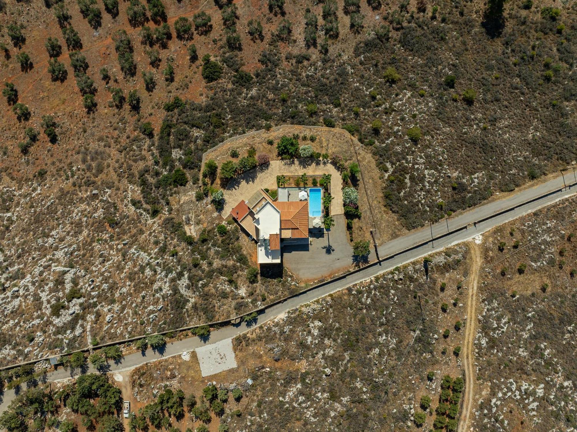 Karmilos Hill Villa Chania  Eksteriør billede