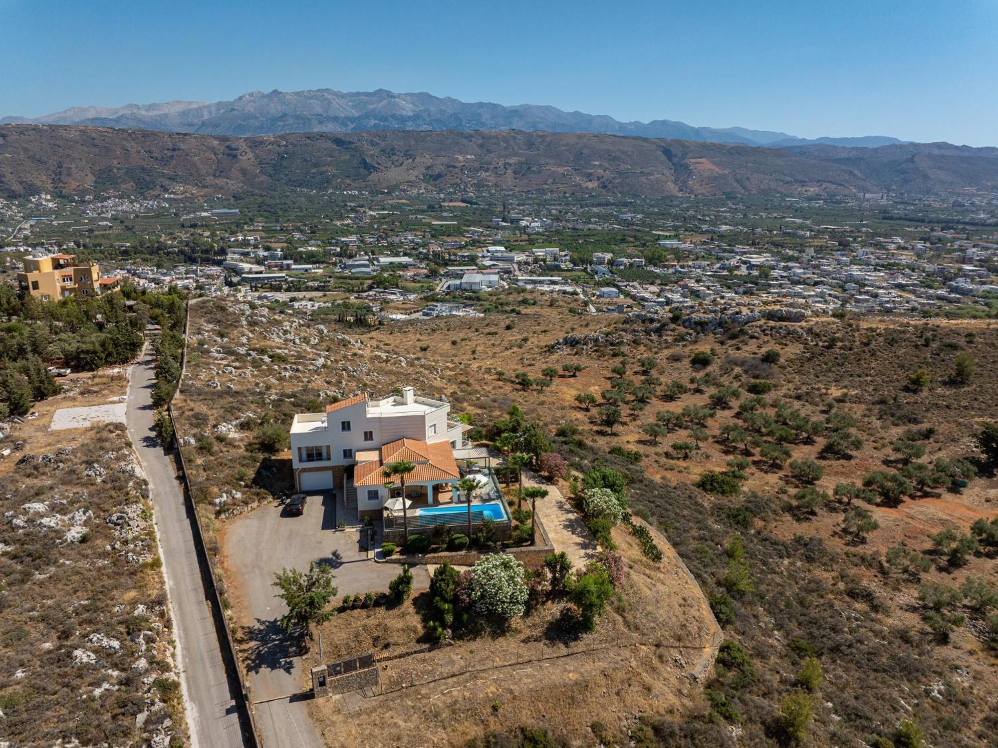 Karmilos Hill Villa Chania  Eksteriør billede